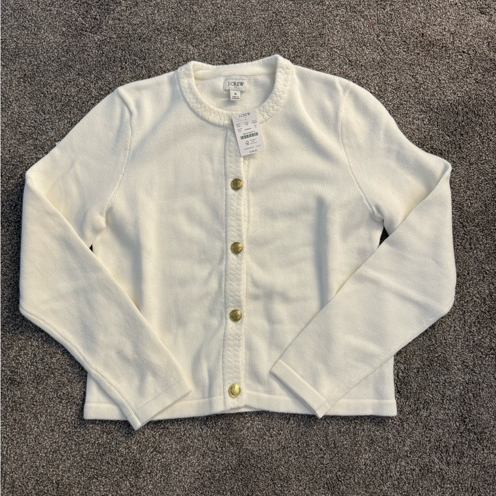NWT J. Crew Women's White Sweater